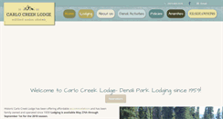 Desktop Screenshot of denaliparklodging.com